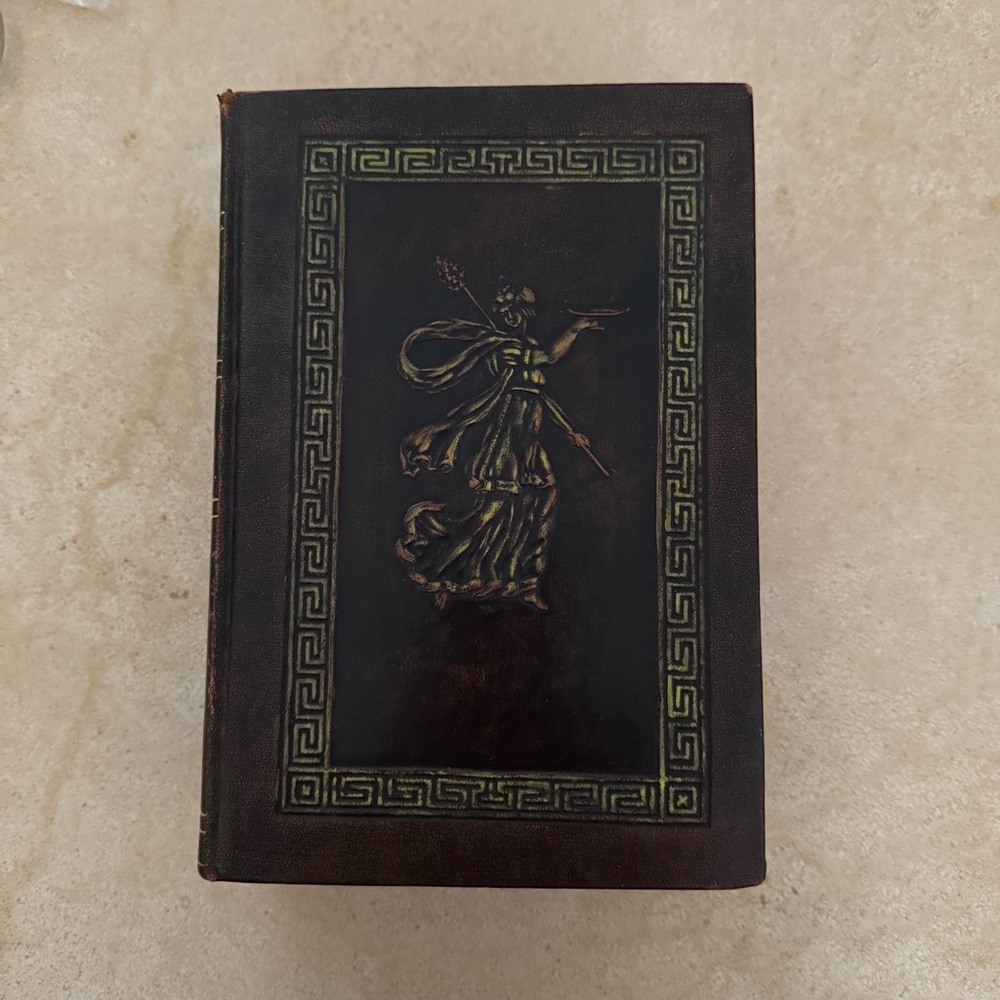 Brown Leather GREEK & LATIN Classic! (Price for 2 Books)